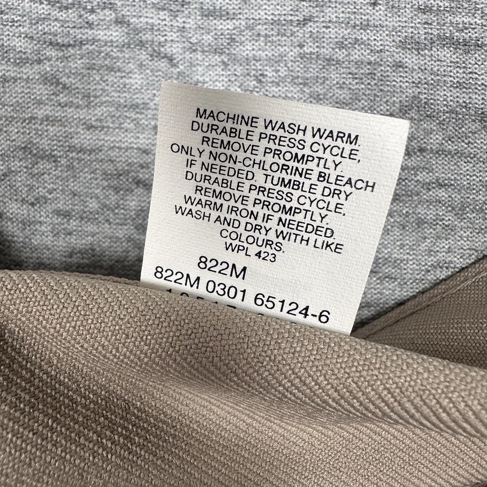 Vintage Levi's Pants Mens 38x32 Tag (36x33 Fit) Beige Polyester Bootcut USA Made - Picture 9 of 9